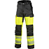 6157Y Safety winter shell pants white-yellow