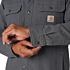 Rugged Flex™ Relaxed Fit Canvas Fleece-Lined Shirt Jac