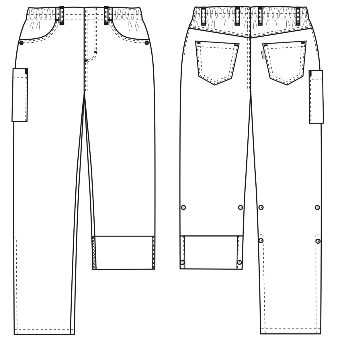 ジーンズ、プルオン、82 CM - 245 G/M²、スーパークール