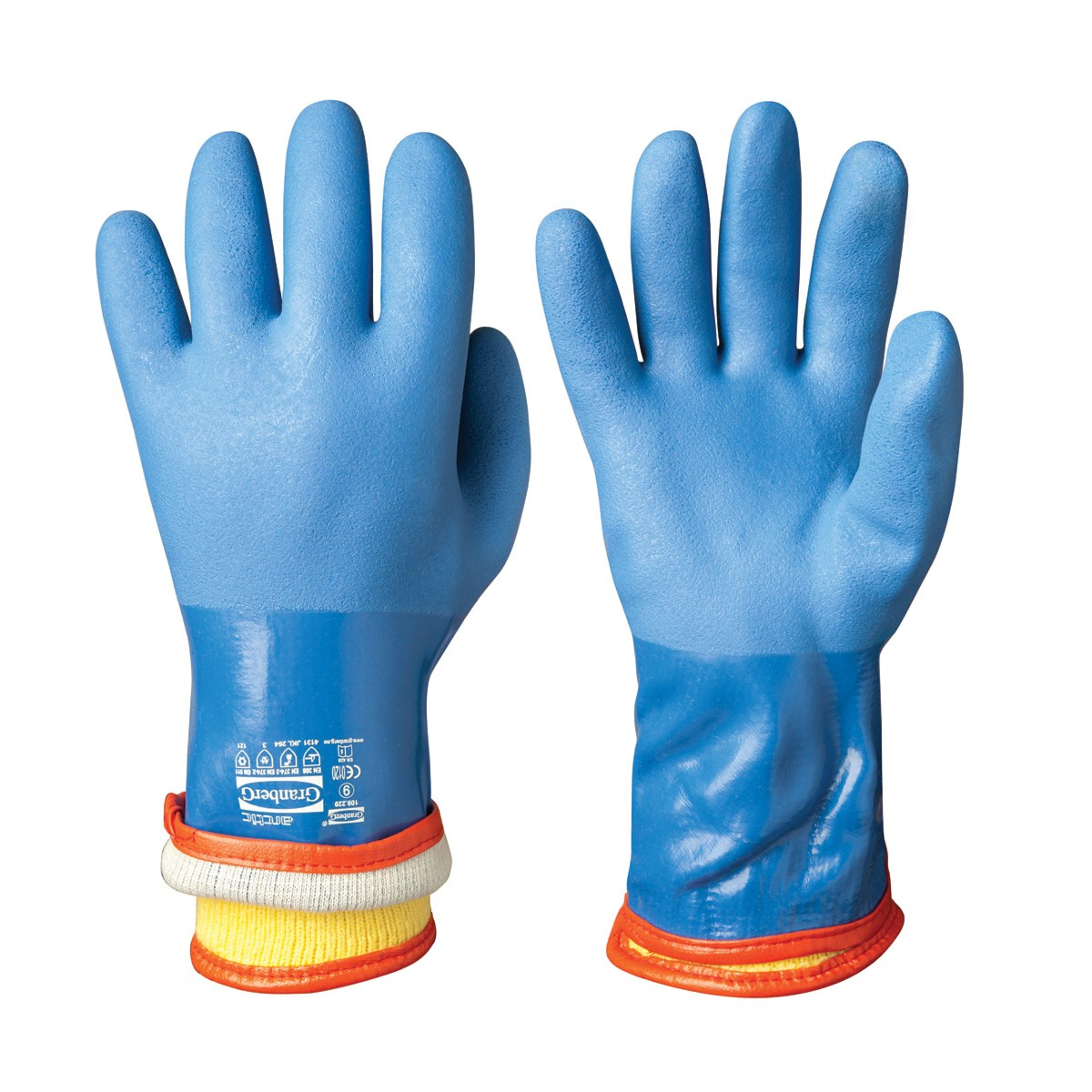 ビニール/PVC 耐薬品性ウィンター グローブ Chemstar®、10 双
