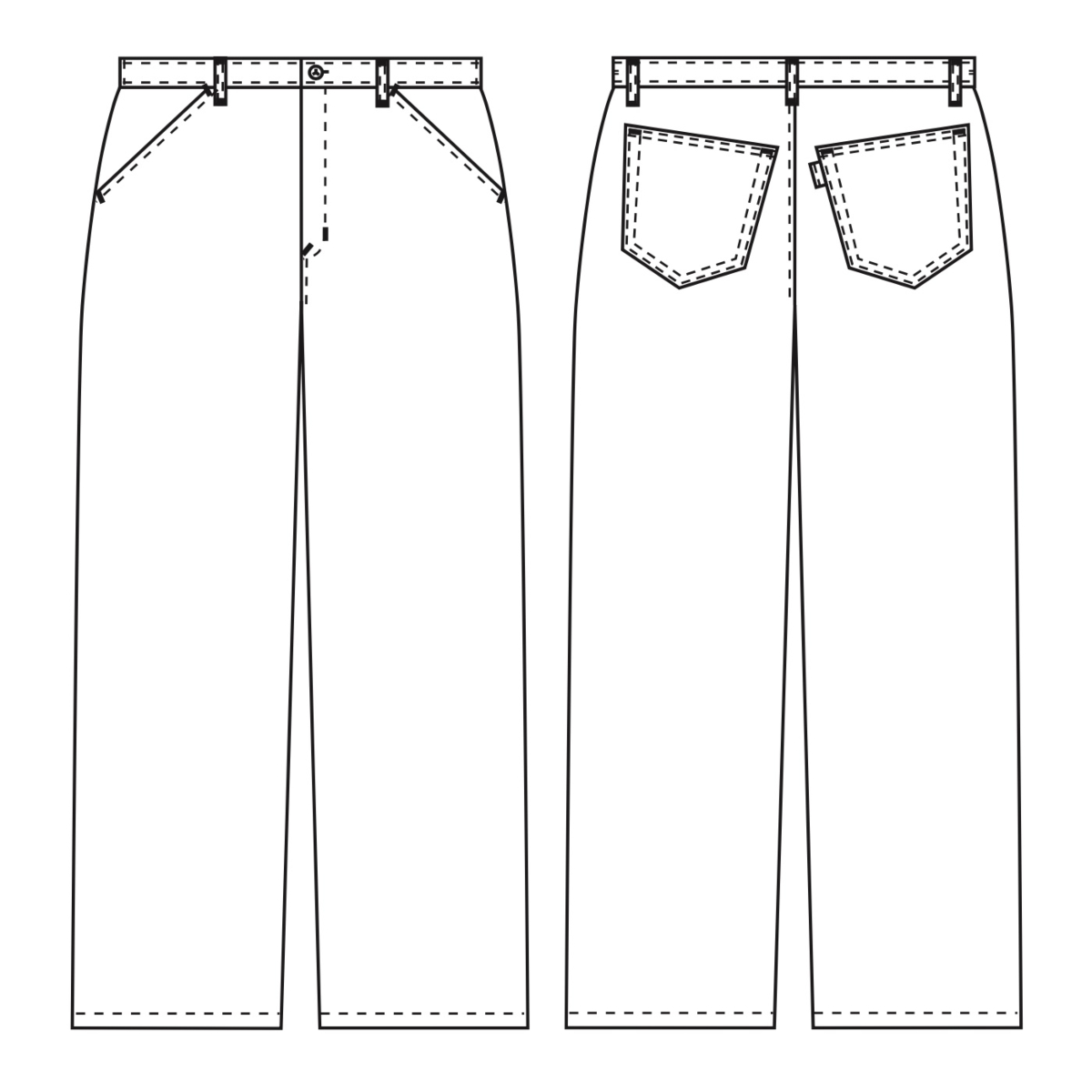 ストレッチ入りパンツ、クラブクラシック