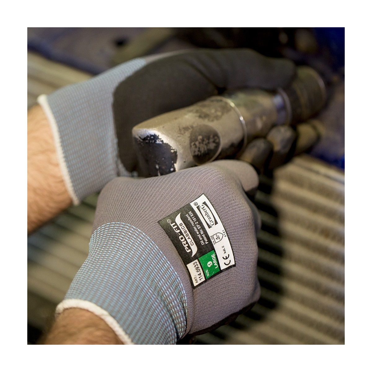 タッチスクリーン対応組立手袋 Powerfit®、Oeko-Tex® 100 承認、12 双