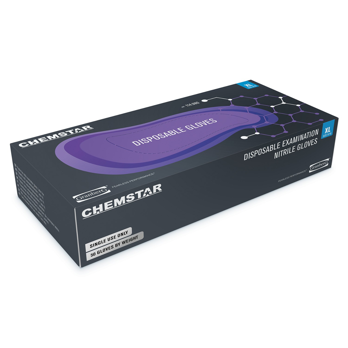 使い捨て耐薬品手袋 Chemstar®、10 双