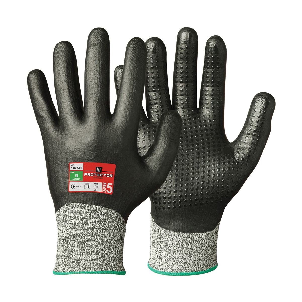 耐切創手袋プロテクター、Oeko-Tex® 100 認定保護、12 ペア