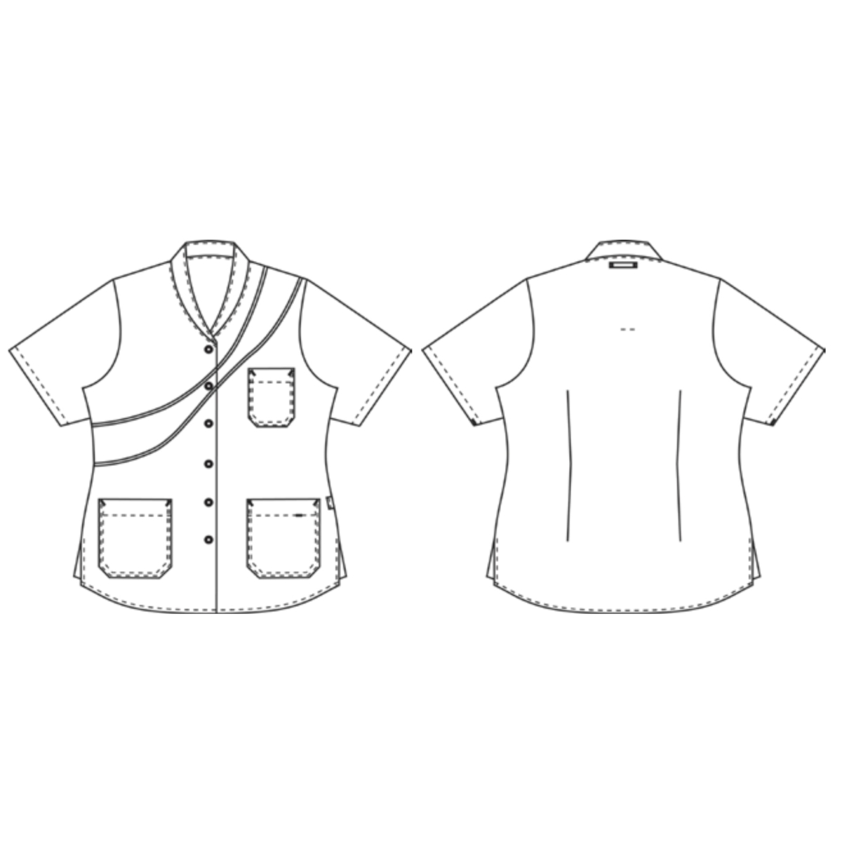 レディースチュニックw.内側にコットン、サンシャイン