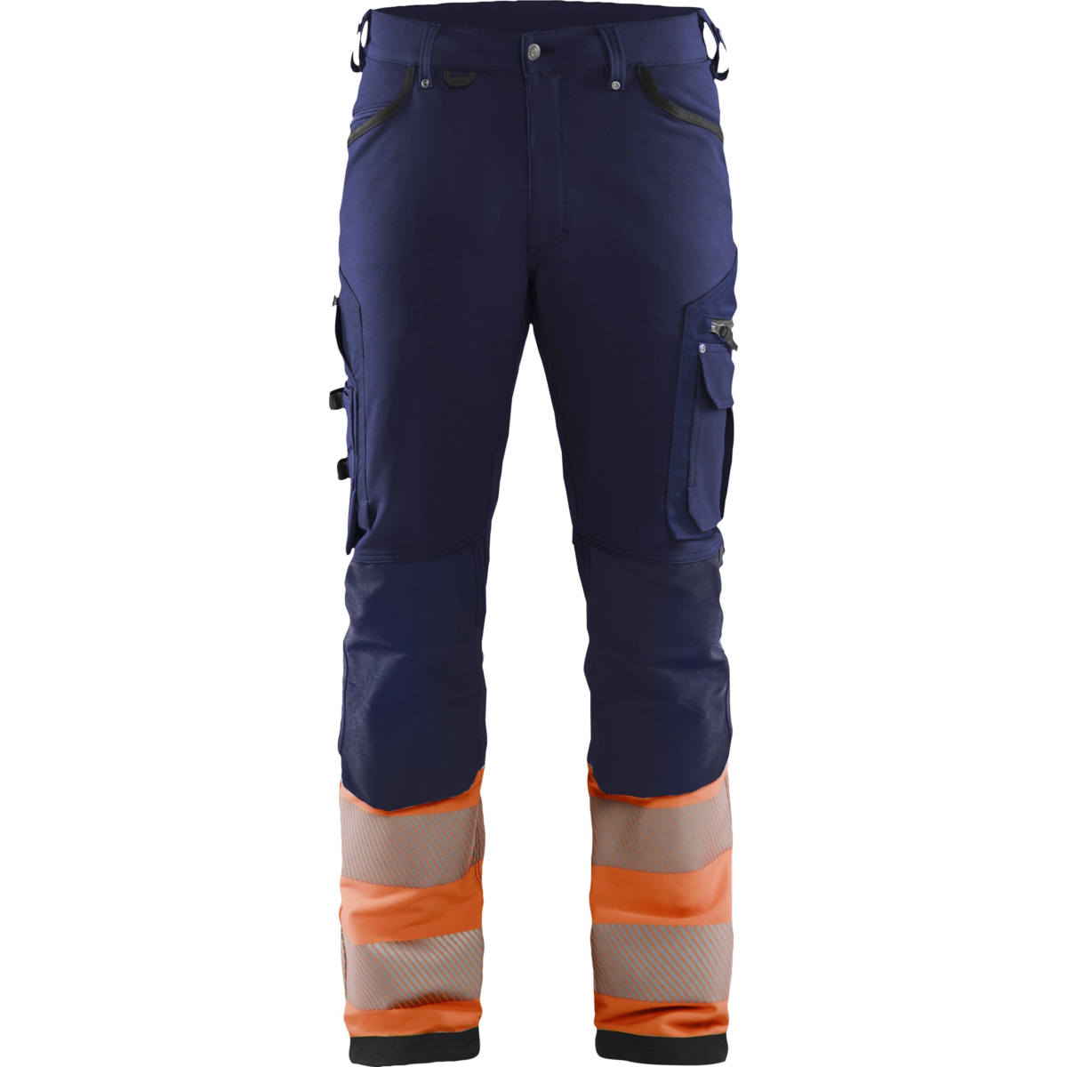 ネイルポケットなしの高視認性4方向ストレッチパンツ