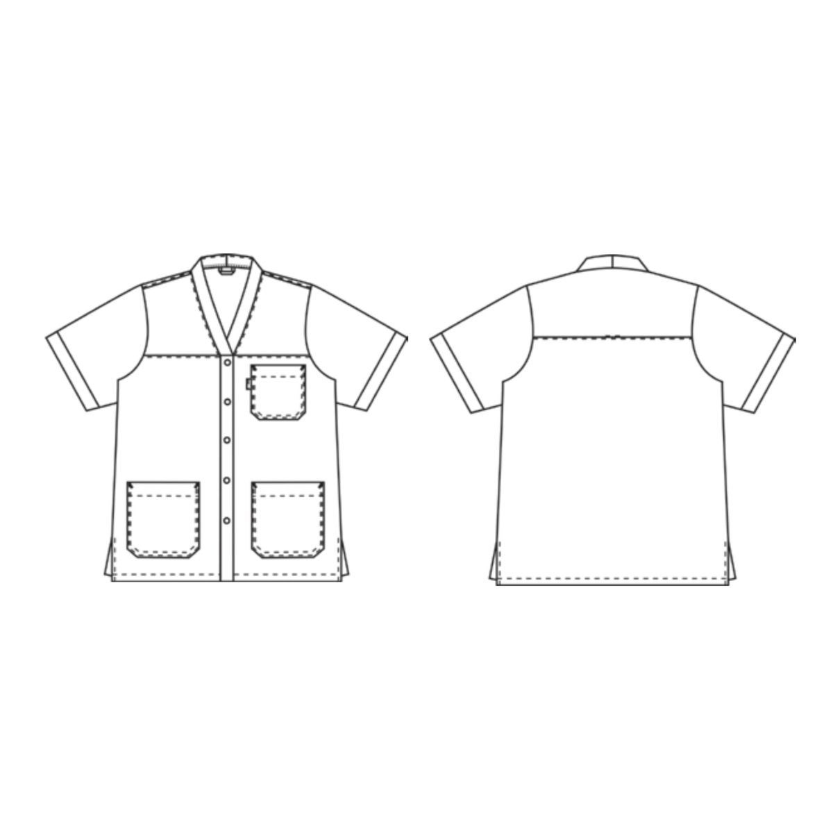 チュニックw。内側はコットン、アクア