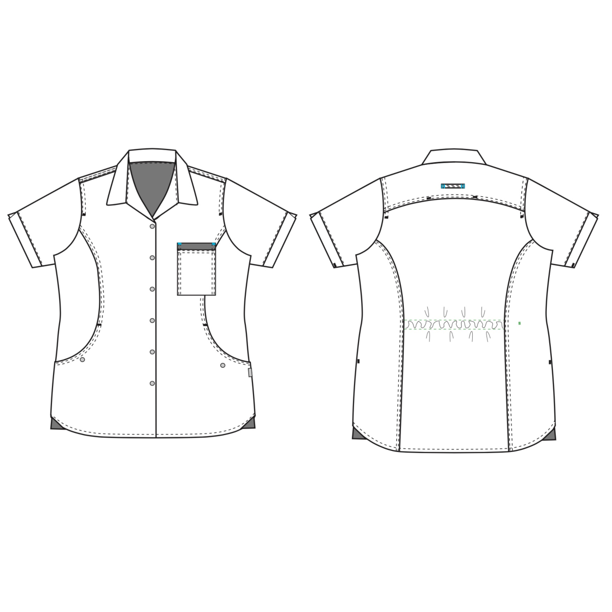 エレガントでトレンド感のあるチュニック「CROSS」