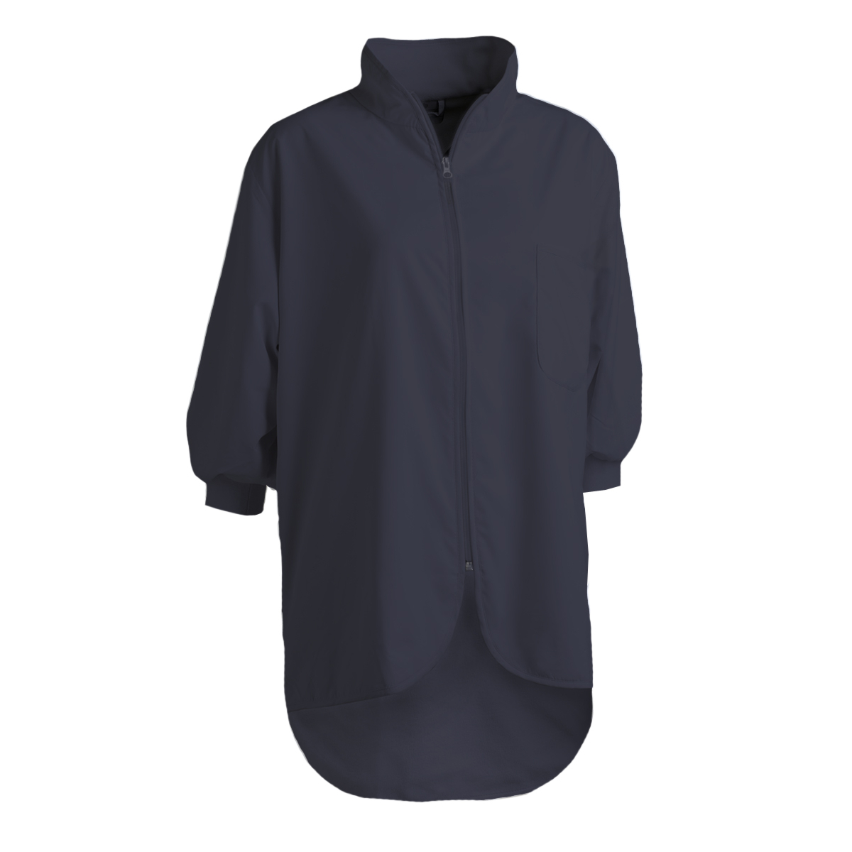 ジッパー開閉のカーディガン、3/4 袖、Move