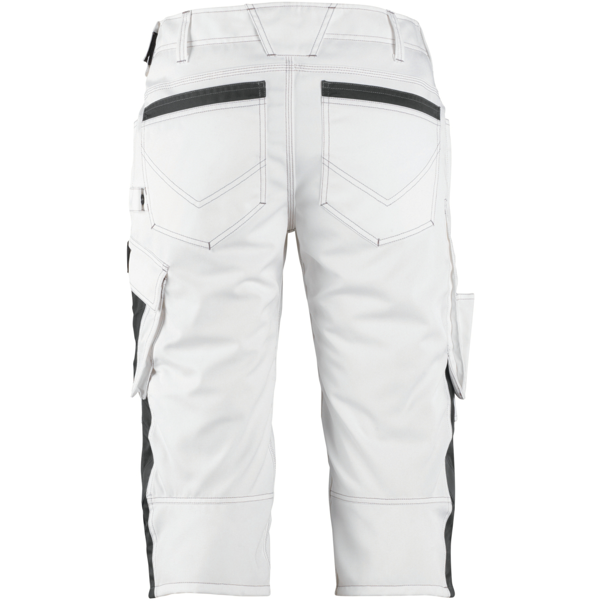 膝パッドポケット付きの3/4丈パンツ