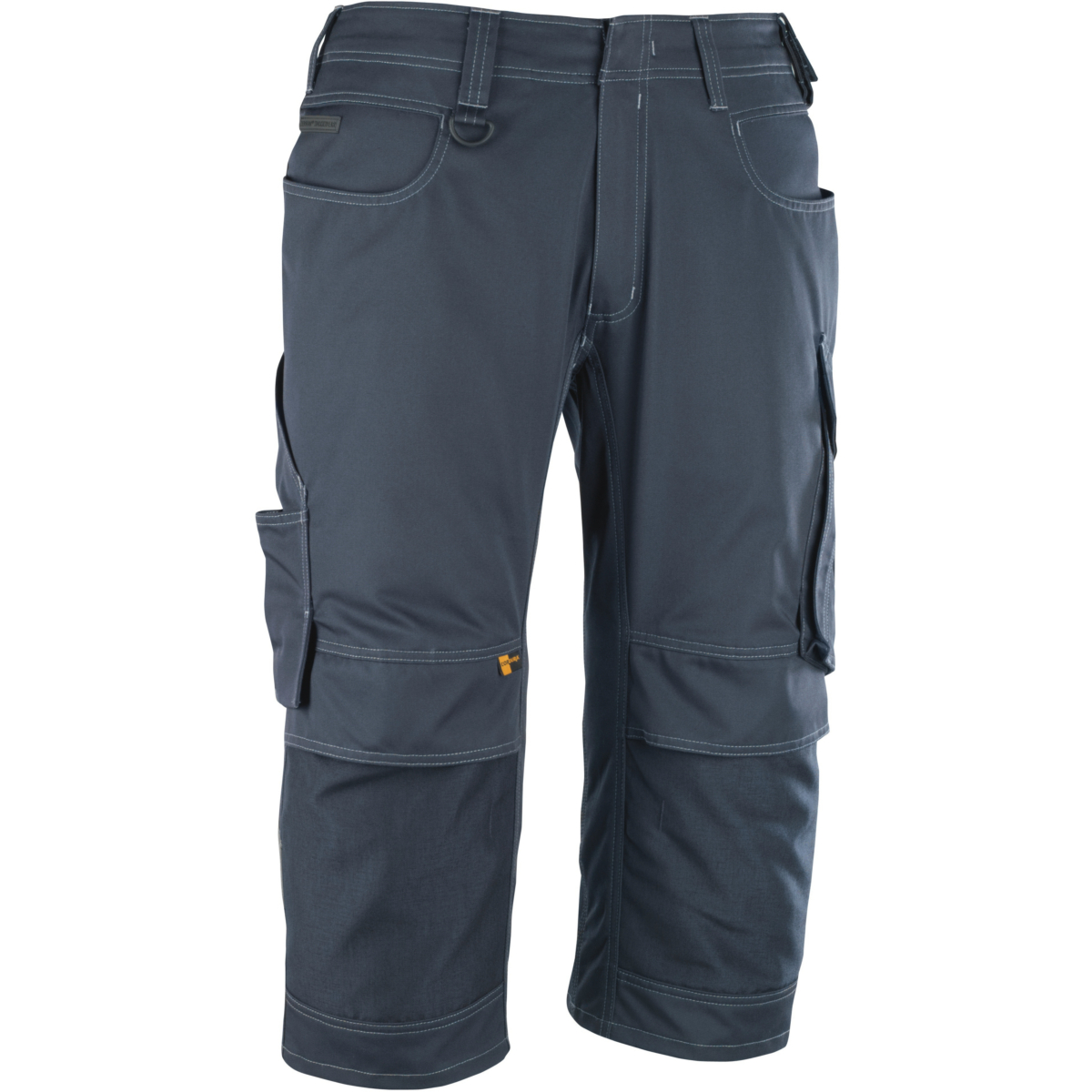 膝パッドポケット付きの3/4丈パンツ