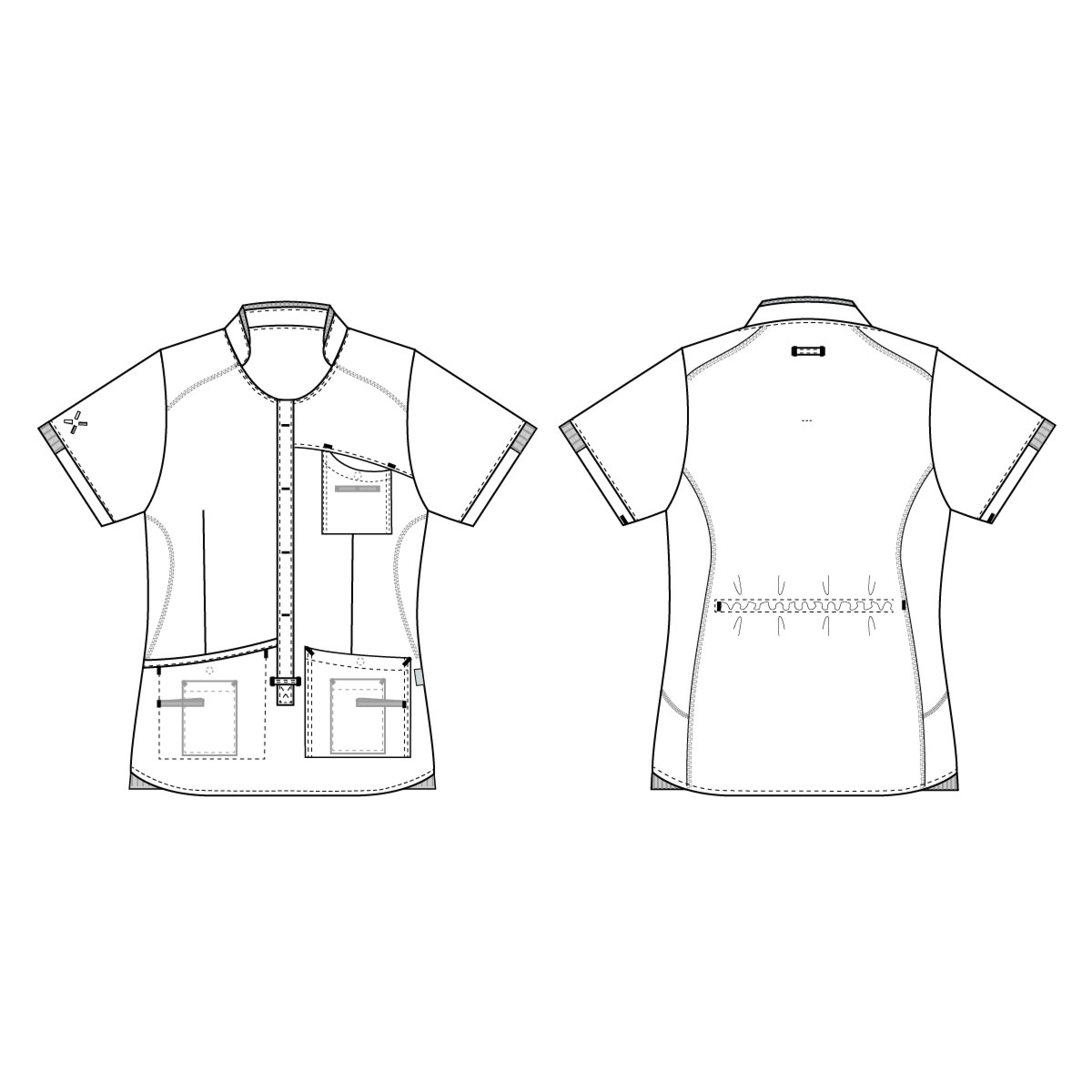 レディーススモック、スポーティー