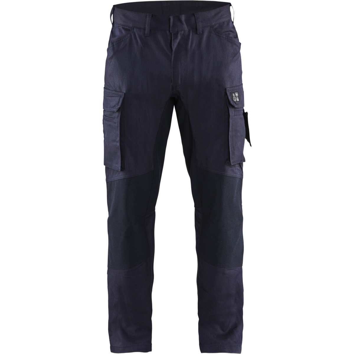 難燃性・ストレッチ性を備えたパンツ