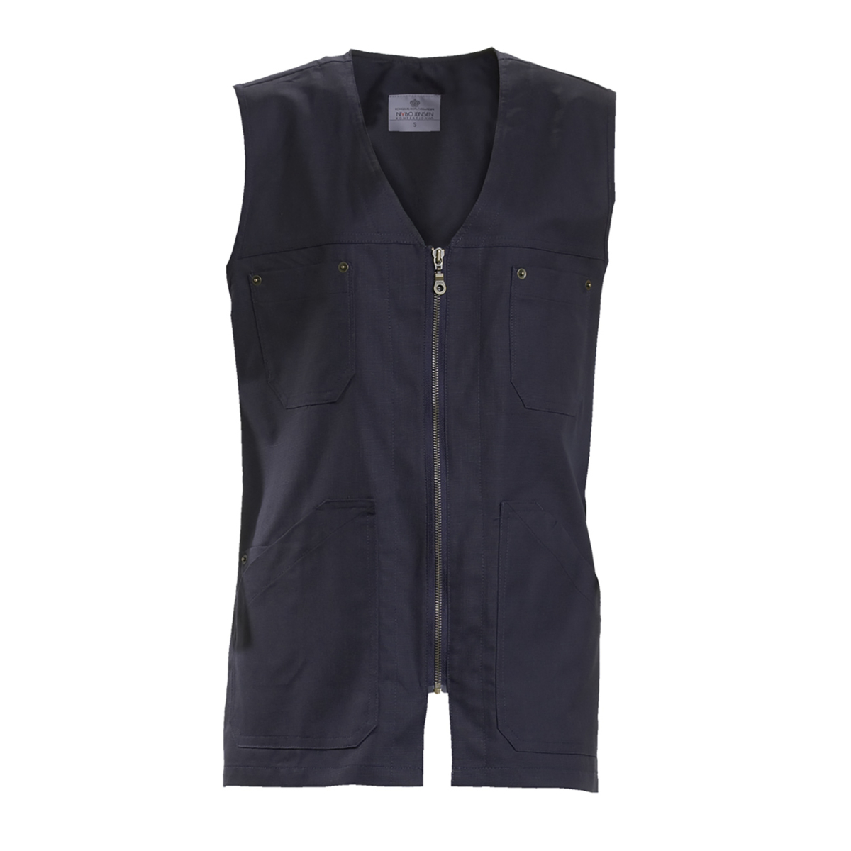 レディースチョッキ、裏返し