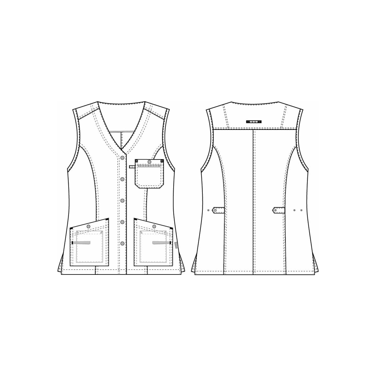 レディースチョッキ、スーパークール