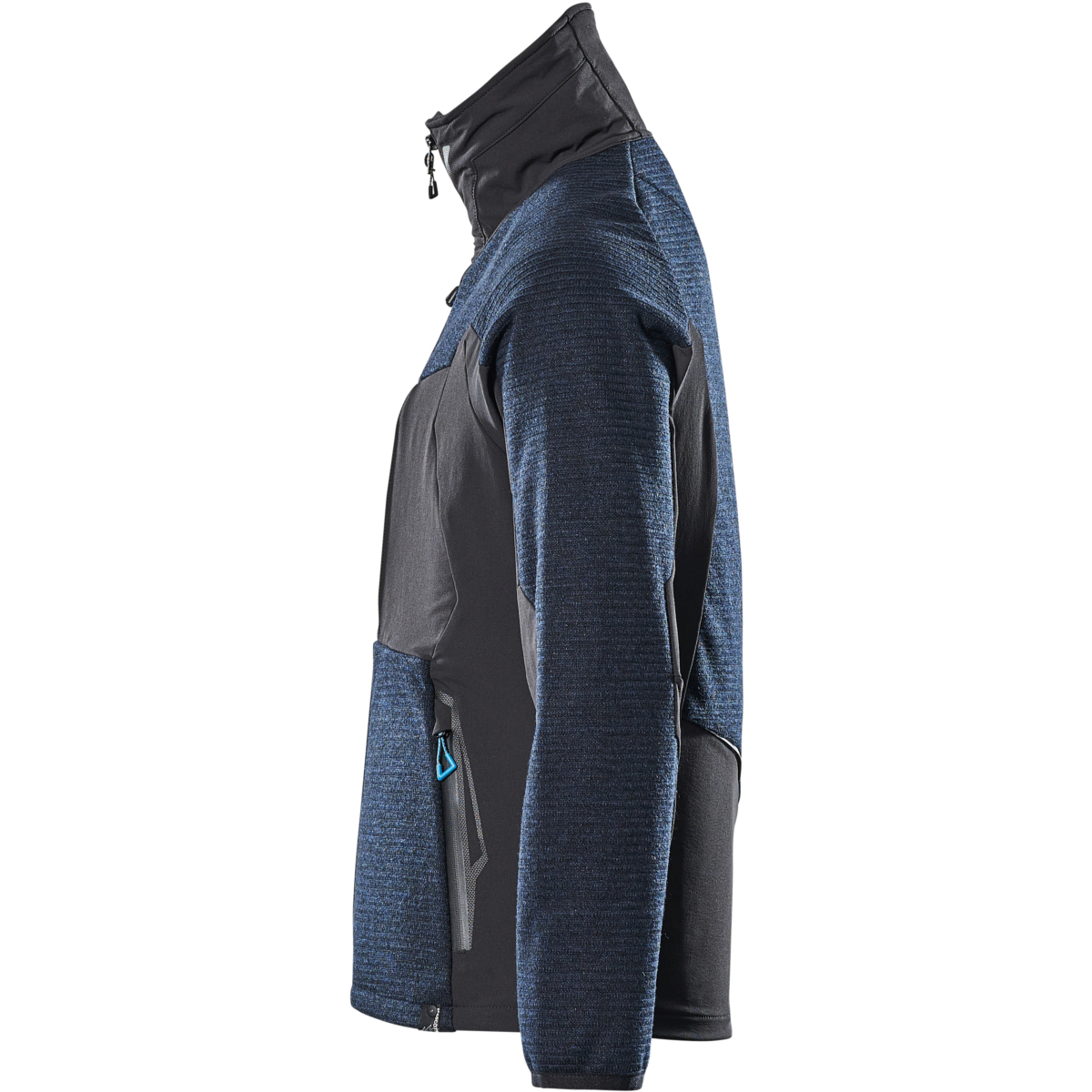 ジッパー付きニットジャケット