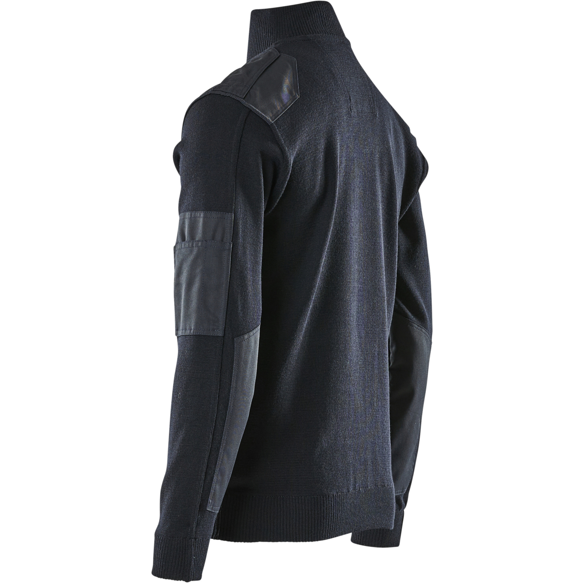 ハーフジップ付きニットジャンパー