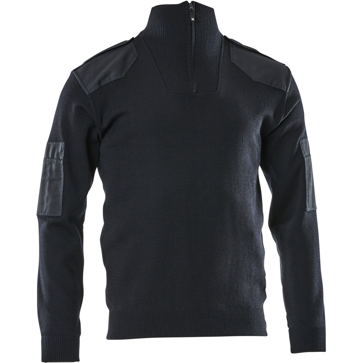 ハーフジップ付きニットジャンパー