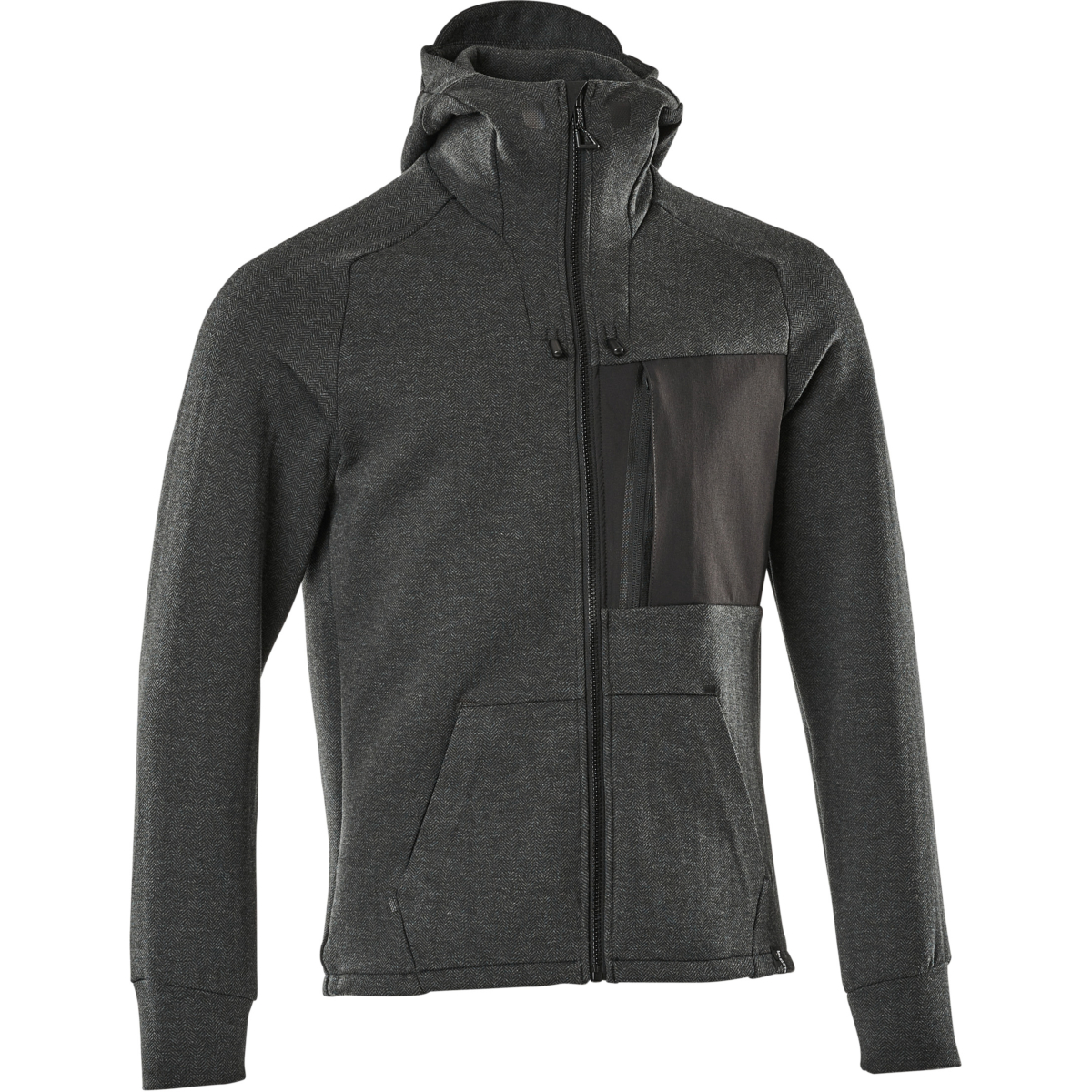 ジッパー付きパーカー