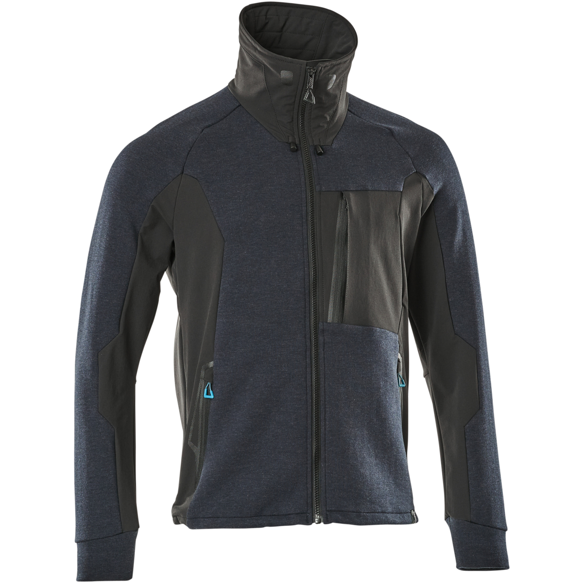 ジッパー付きスウェットシャツ