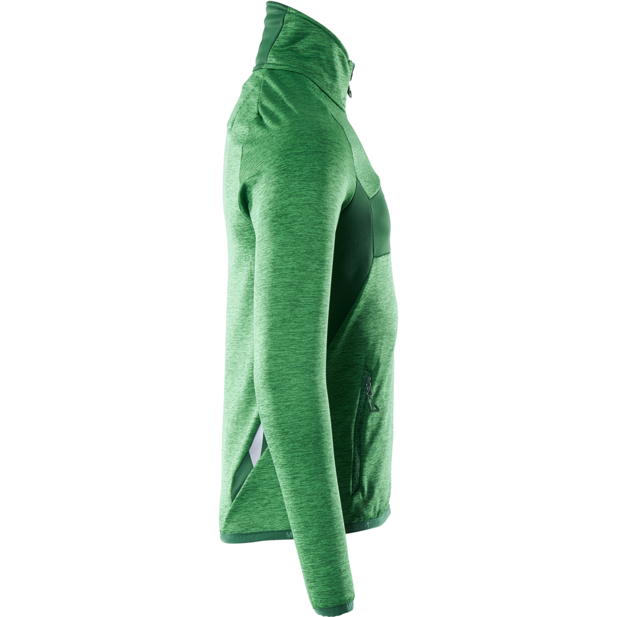 ハーフジップ付きフリースジャンパー