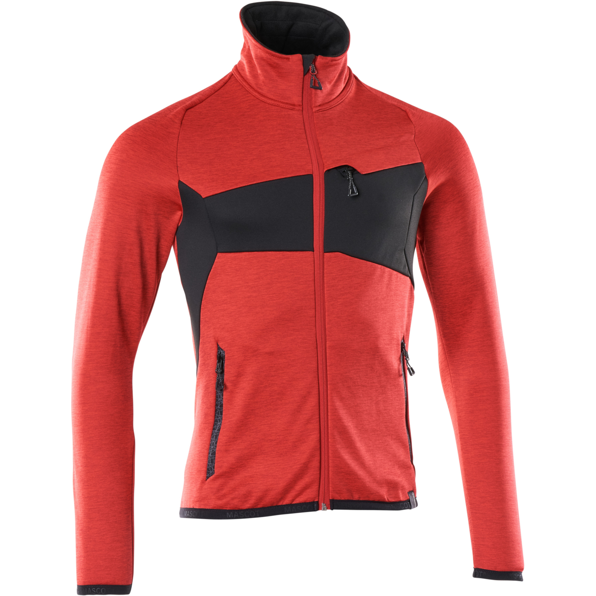 ジッパー付きフリースジャンパー