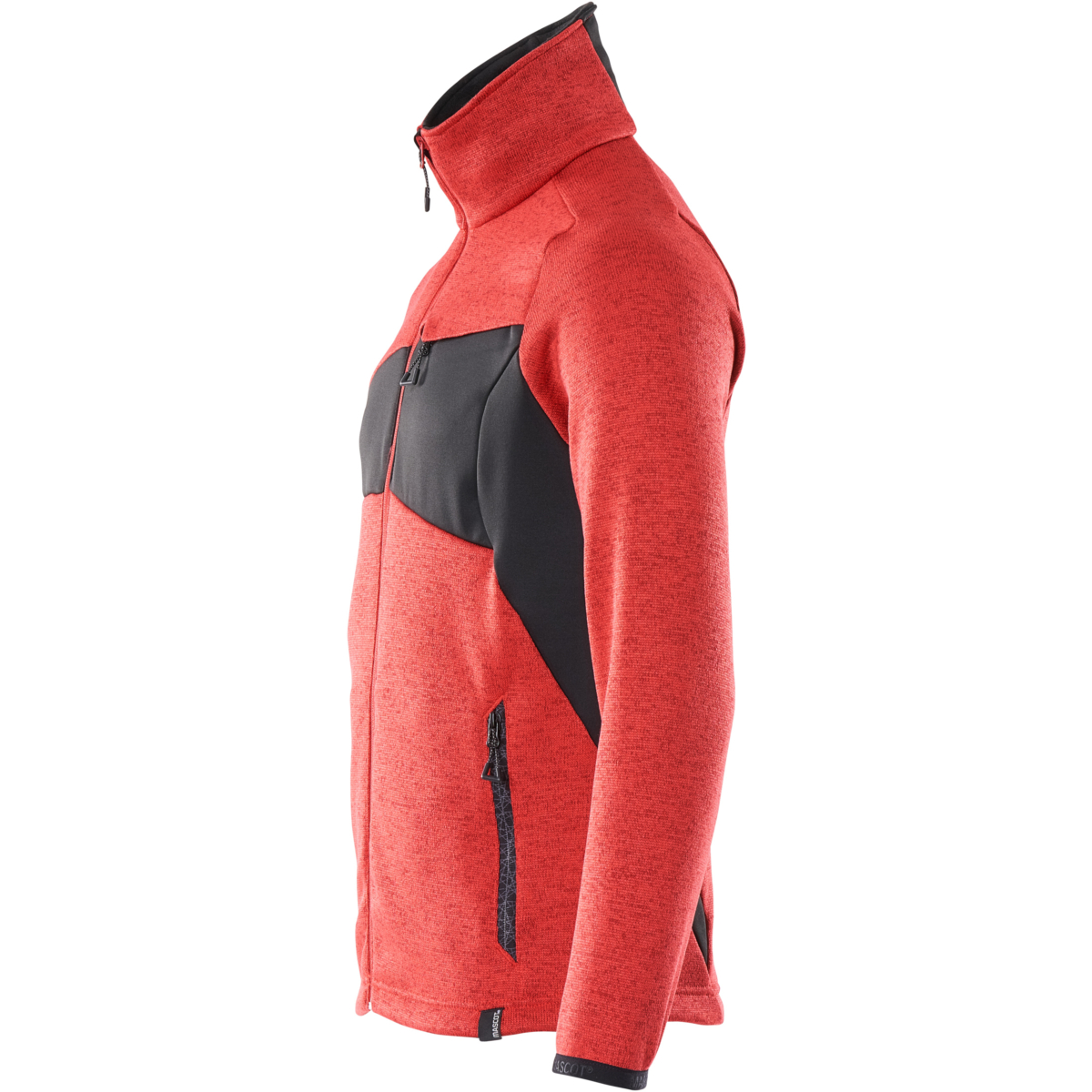 ジッパー付きニットジャンパー