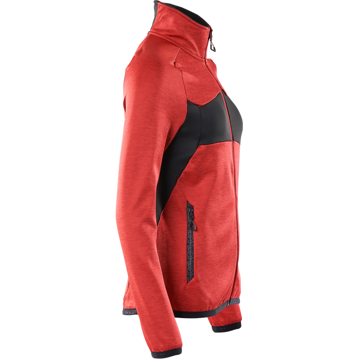 ジッパー付きフリースジャンパー