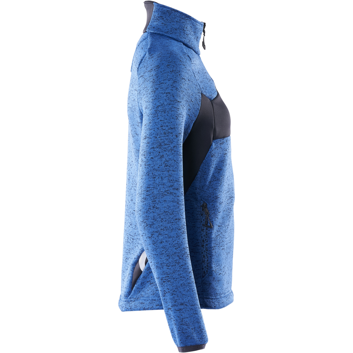 ジッパー付きニットジャンパー