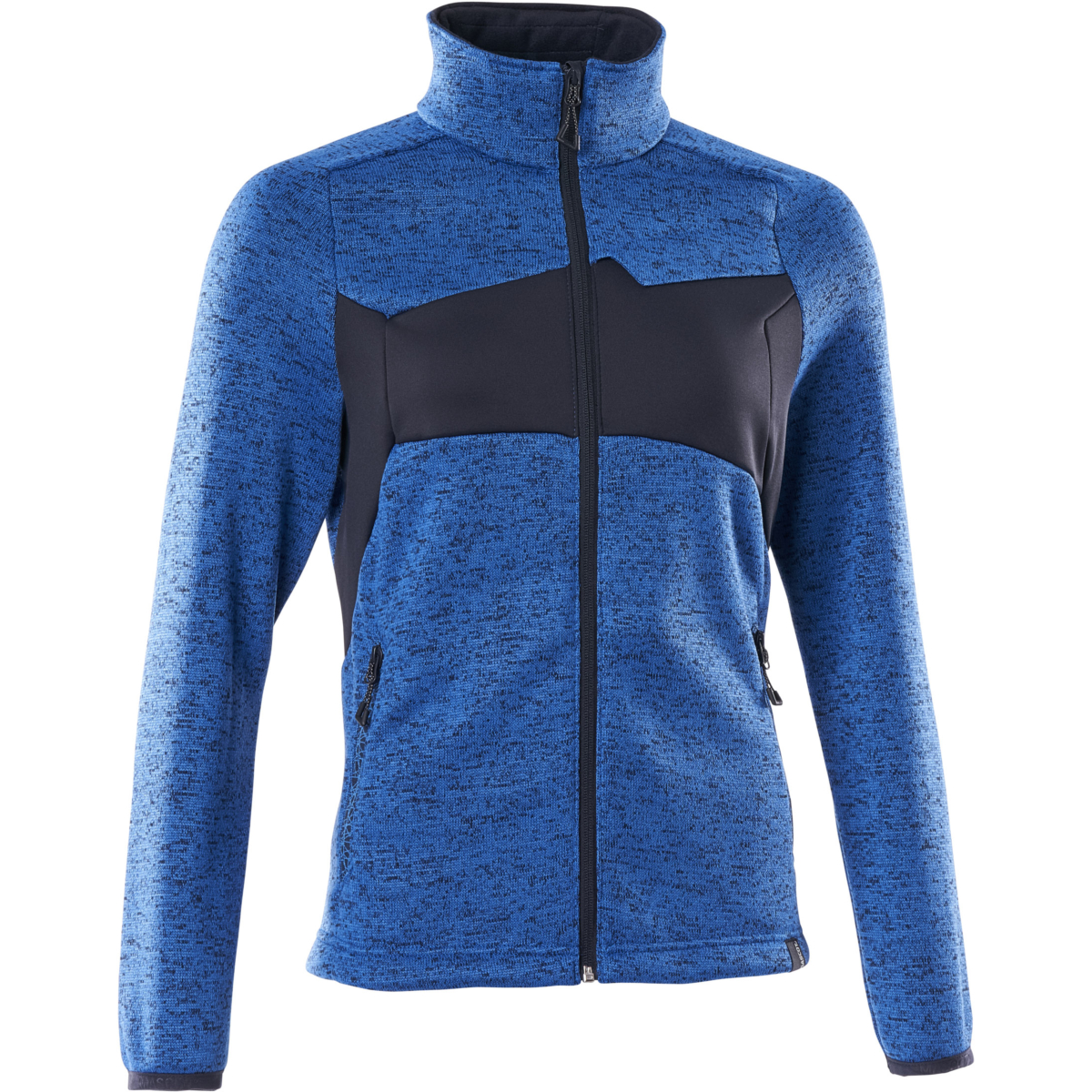 ジッパー付きニットジャンパー