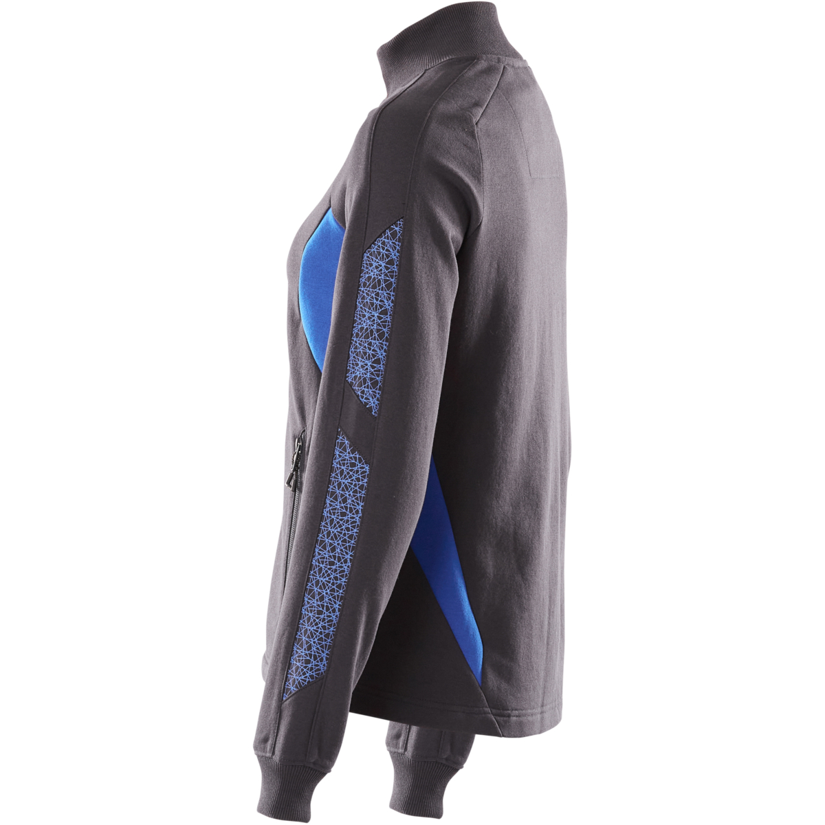 ジッパー付きスウェットシャツ