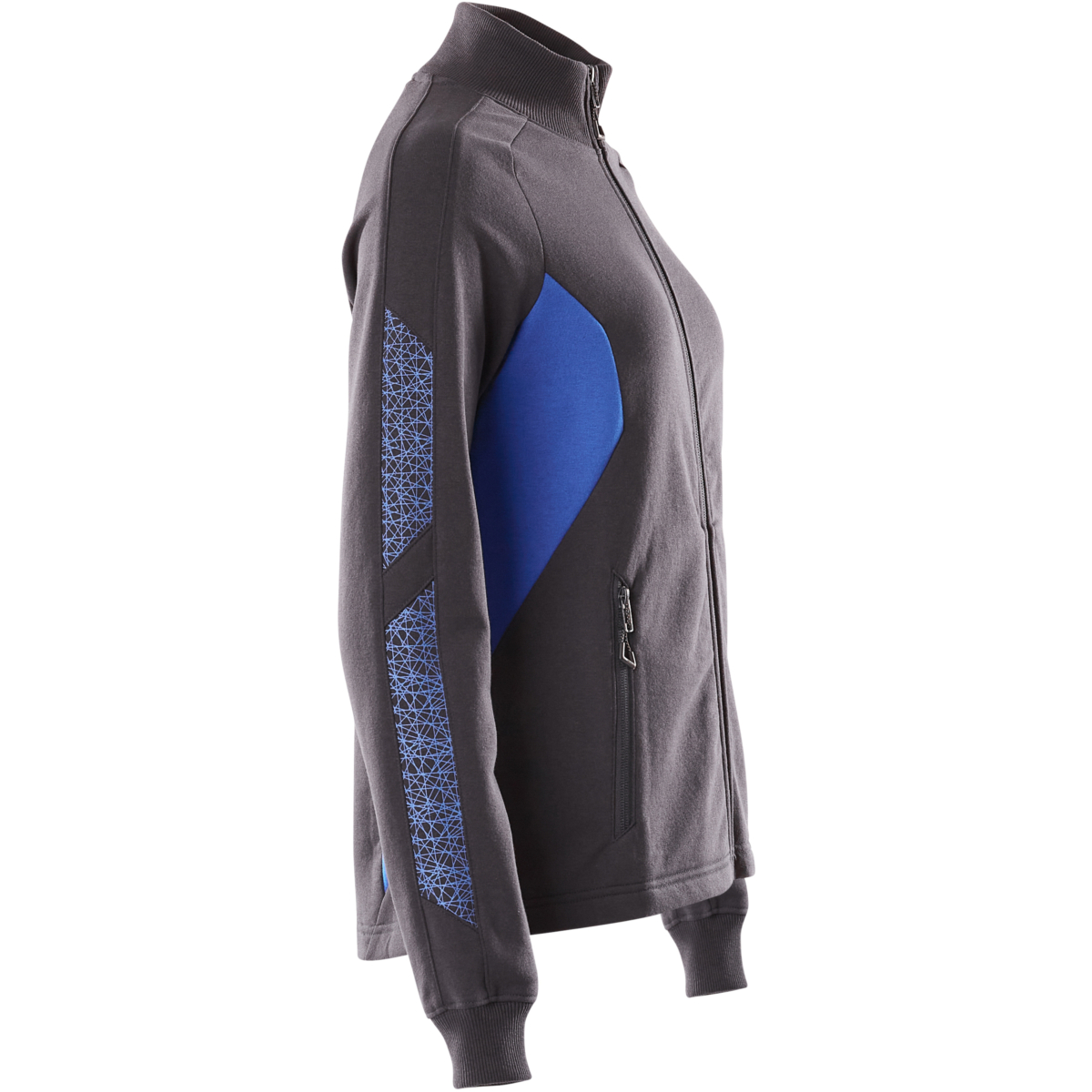 ジッパー付きスウェットシャツ