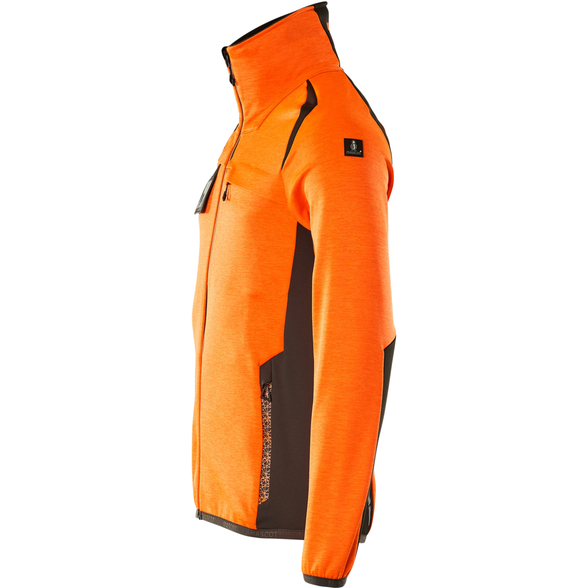 ジッパー付きフリースジャンパー