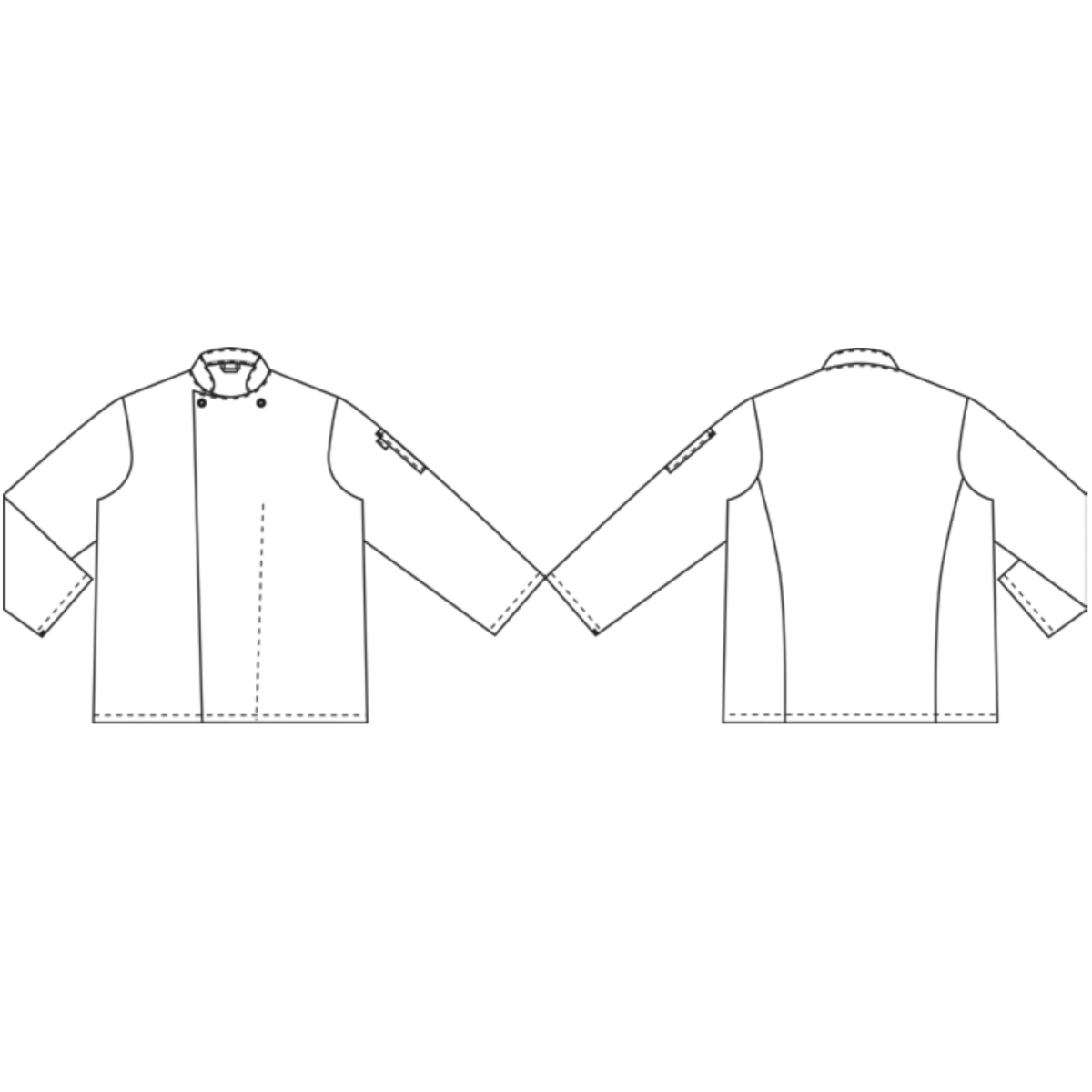 ユニセックスシェフジャケット、テイスト