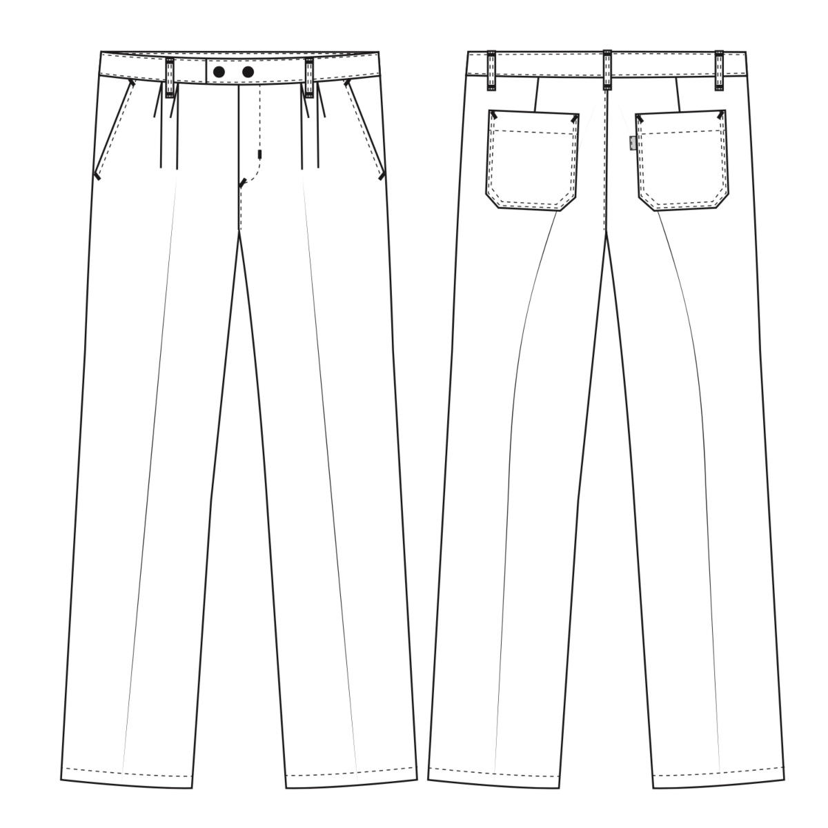 クラシックメンズ プリーツ付きクラシックメンズパンツ、Club-Classic