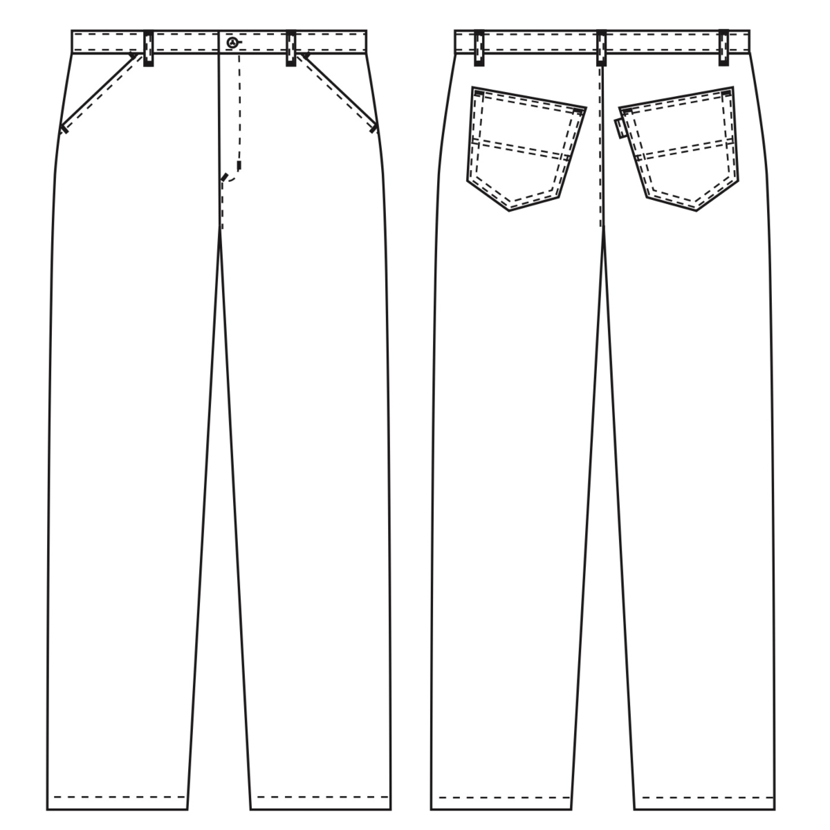 ズボン付き。ストレッチとジーンズの外観、クラブクラシック