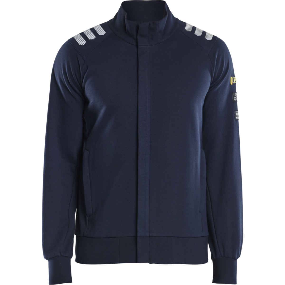 フルジップの難燃性スウェットシャツ