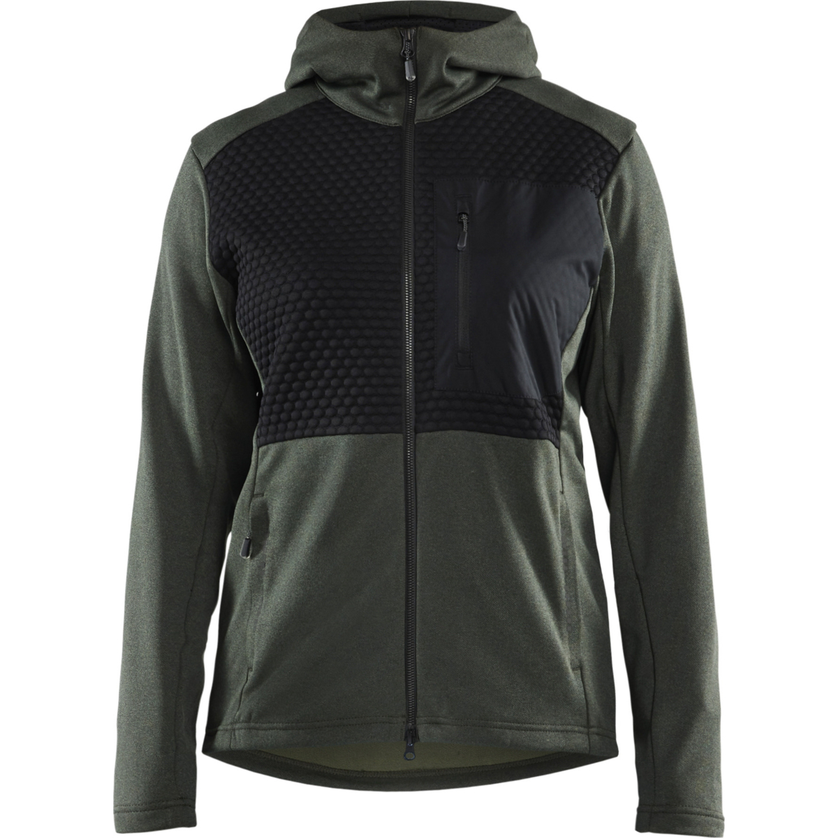 3542 Womens's Hoodie with full-length zip