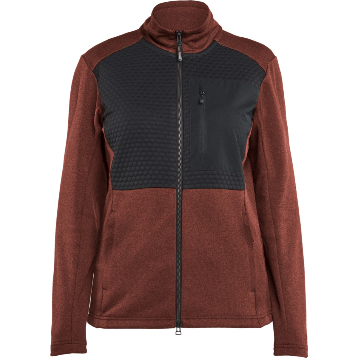 レディース スウェットシャツ フルジップ