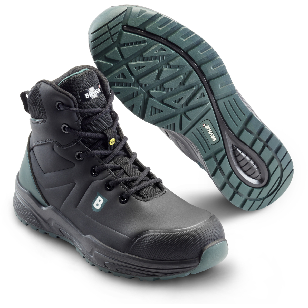 355 グリーン ワーキング ロー ブーツ