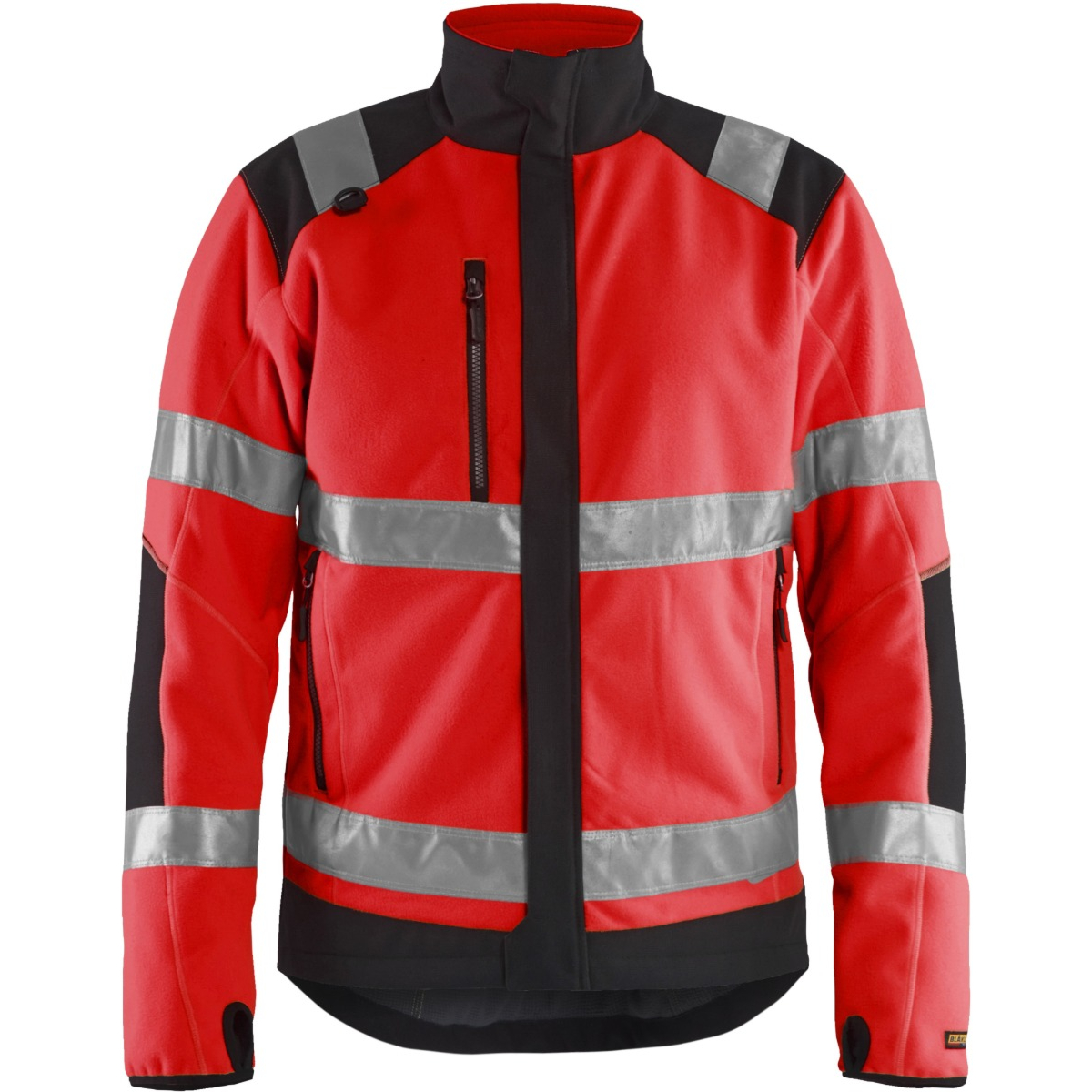 高視認性防風フリースジャケット