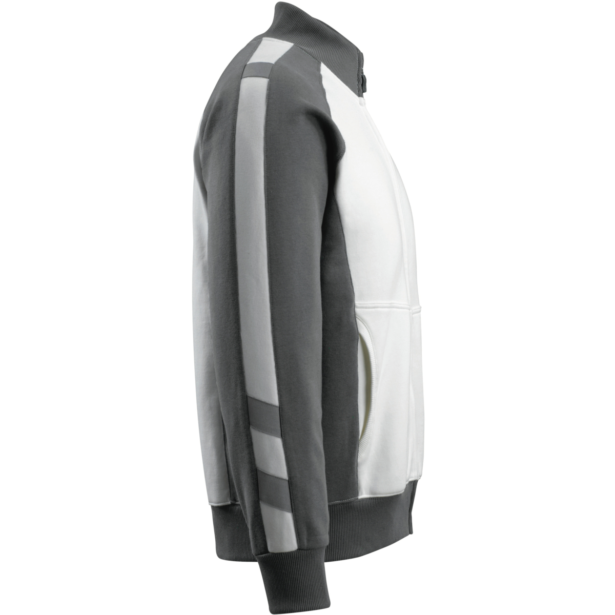 ジッパー付きスウェットシャツ