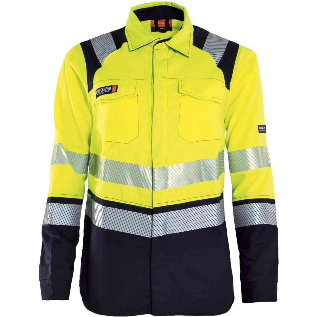 難燃性レディースシャツ