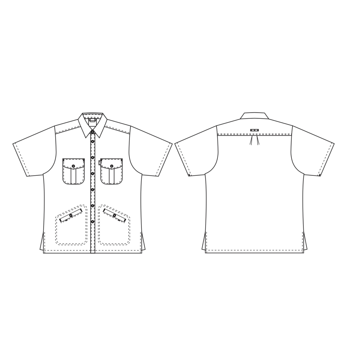 ユニセックスチュニック/シャツ、フレッシュ