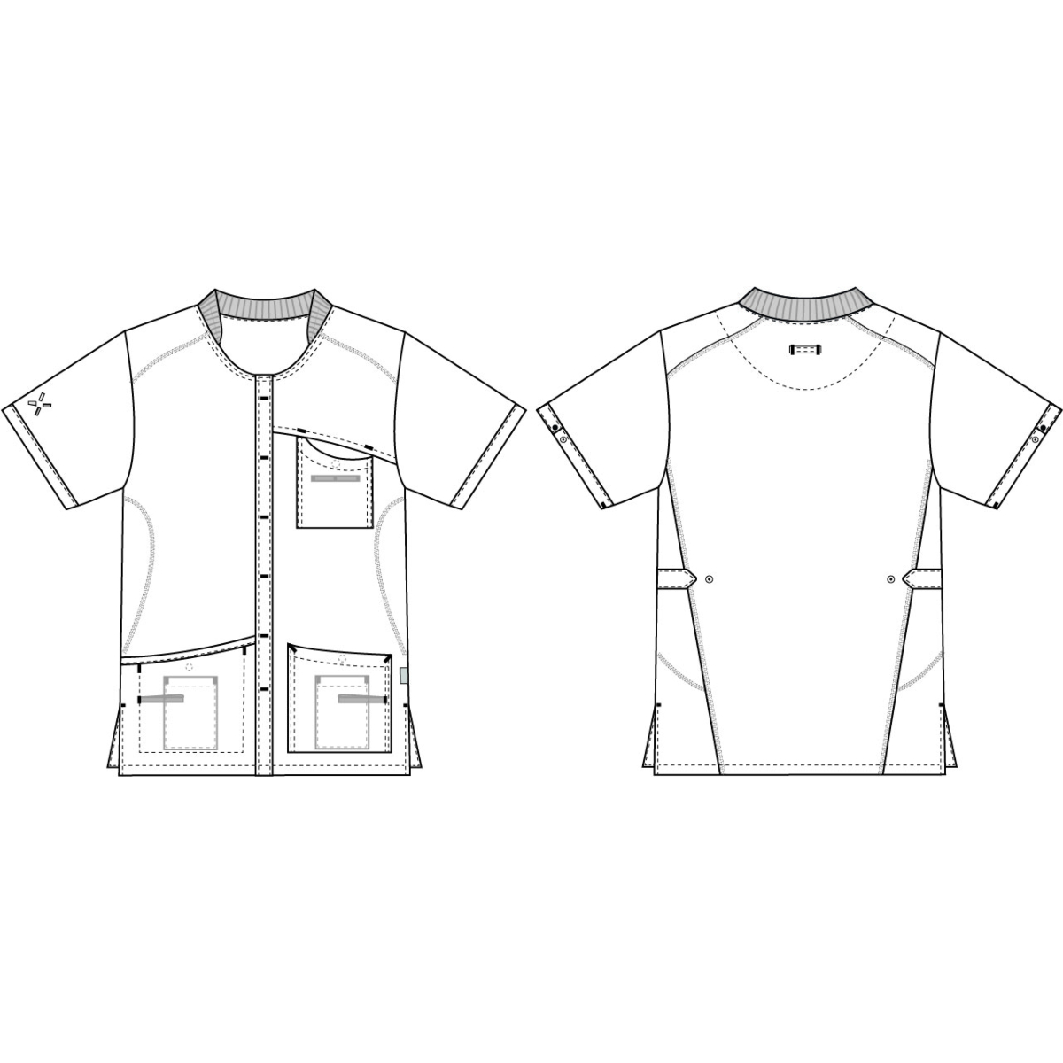 ユニセックスチュニック、スポーティー