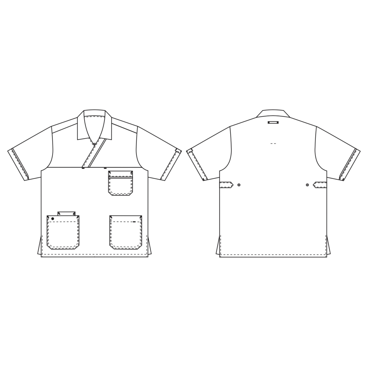 男女兼用スモック、テニス