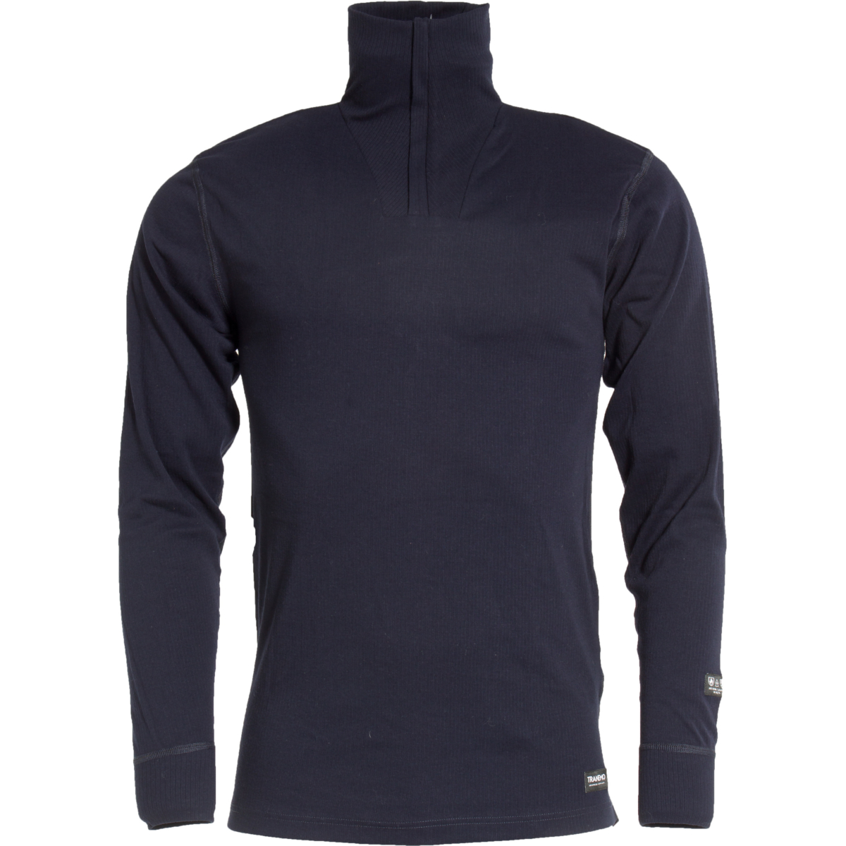 難燃性タートルネック、ショートジップ