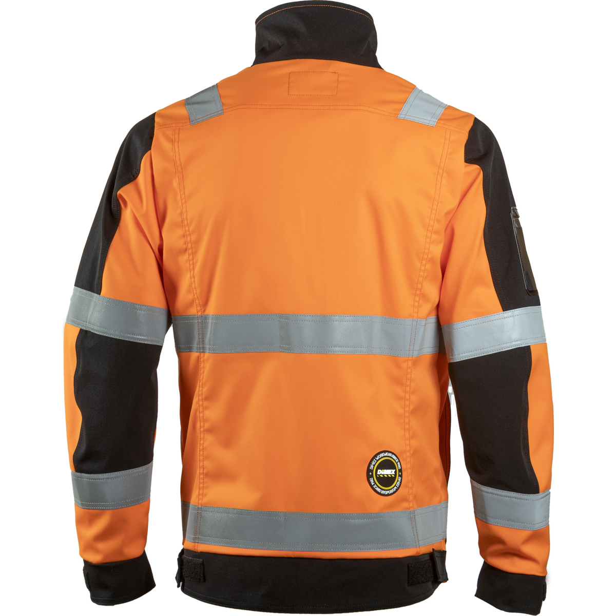 6134 Safety jacket white-orange