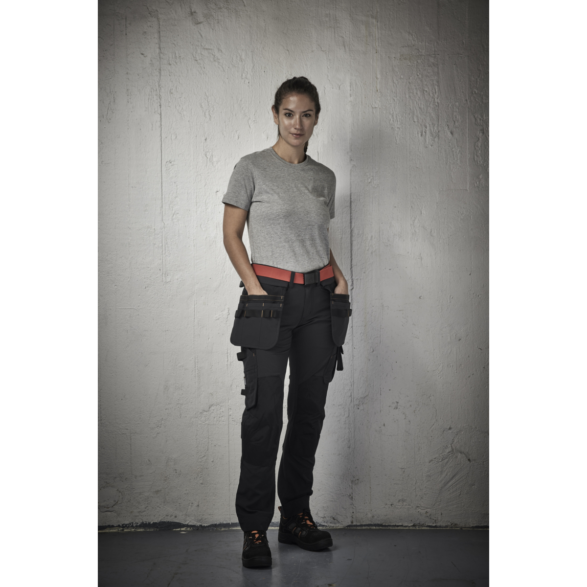 2371 レディース クラフトマン パンツ ストレッチ