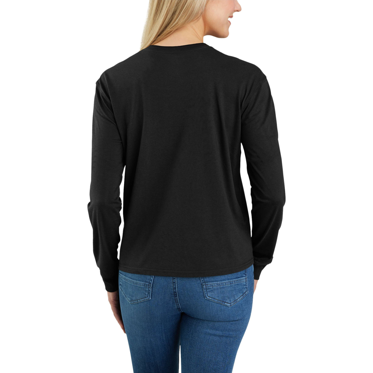 Relaxed Fit Lightweight Long-Sleeve Pocket T-Shirt